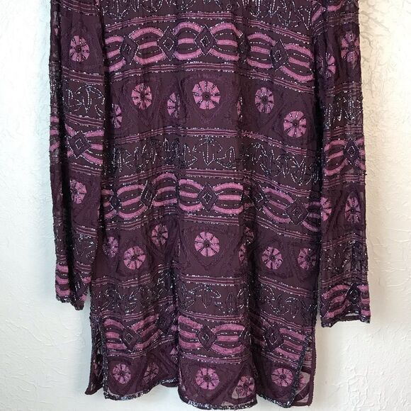 Anage Vintage Womens Beaded Blouse Top Size Small - Picture 4 of 8